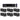 Technical Pro 6-Zone Receiver+(12) Black Cube Speakers For Restaurant/Bar/Cafe