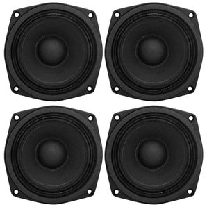 4 Beyma 5G40ND 5" 8 Ohm 800w Mid-Bass Car Speakers G40 Series Light Weight