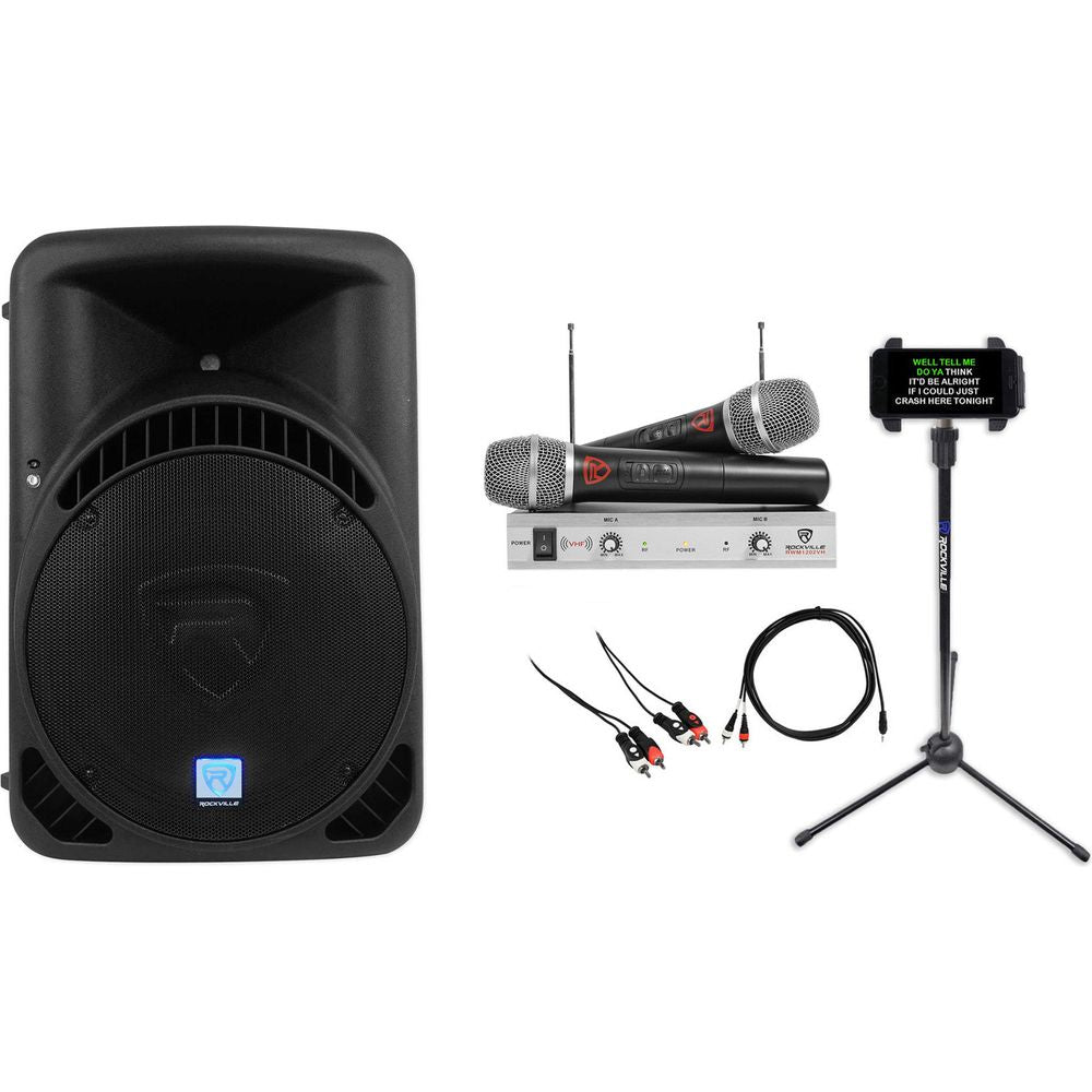 Rockville Bluetooth 15" iphone/ipad/Android/Laptop/T.V. Karaoke Machine/System