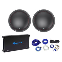 7515-22 15" Competition Subwoofer Pair with dB15 Amplifier and Wiring Kit