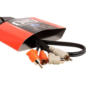 Hosa CRA-201R Dual RCA - RCA Right Angle 3 Foot Cable