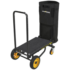 RocknRoller R14G R14 700lb Capacity DJ PA Transport Cart+Equipment Bag+Deck