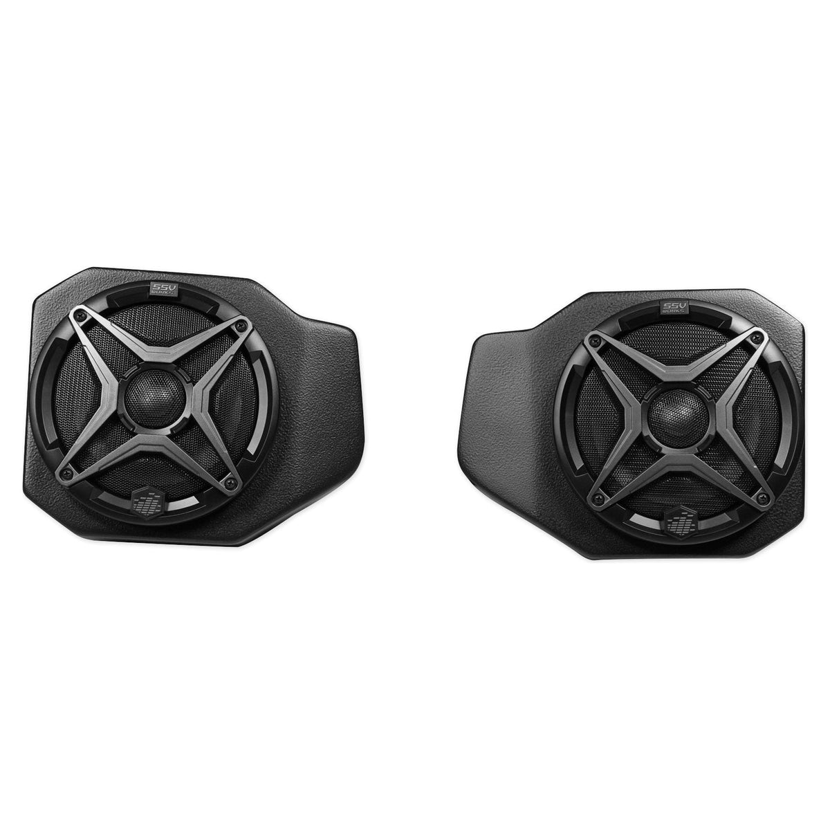 Bluetooth Receiver, Front Speakers & 8" Rockville Tower Speakers for Ranger XP1000