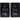 Rockville APM8B 8" 2-Way 500W Active/Powered USB Studio Monitor Speakers Pair