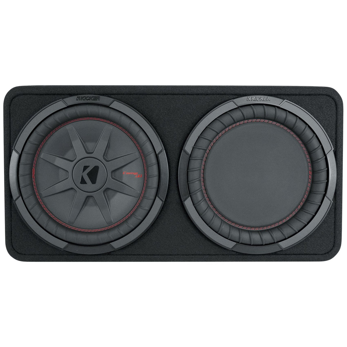 48TCWRT122 12" Slim Subwoofer + Amplifier + Wire Kit Bundle