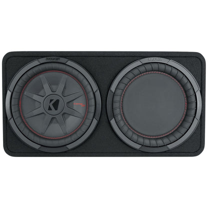 48TCWRT122 12" Slim Subwoofer + Amplifier + Wire Kit Bundle