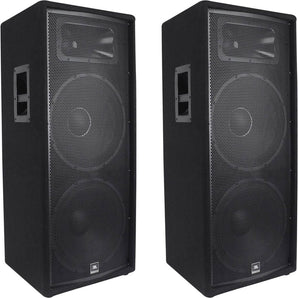 (2) JBL JRX225 Dual 15" Professional 4000w Passive DJ/PA Speakers 4 Ohm JRX 225