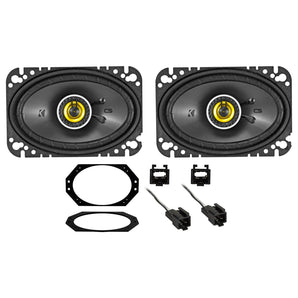 4x6" Kicker Front CSC Speaker Replacement Kit for 1997-2002 Jeep Wrangler TJ