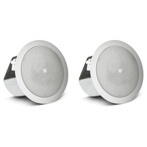 Pair JBL CONTROL 12C/T 3" 15w 70v In-Ceiling Speakers For Restaurant/Bar/Cafe