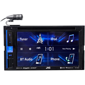 JVC KW-V25BT 6.2" Car DVD/CD Receiver Bluetooth Monitor Sirius XM/iphone/Android