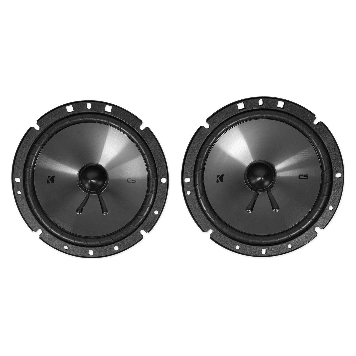 6.75" Component Speakers Plus 2-Channel Amplifier and Amp Wiring Kit