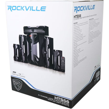 RKI60 Dual UHF Mics + HTS56 5.1 Home Theater Bundle