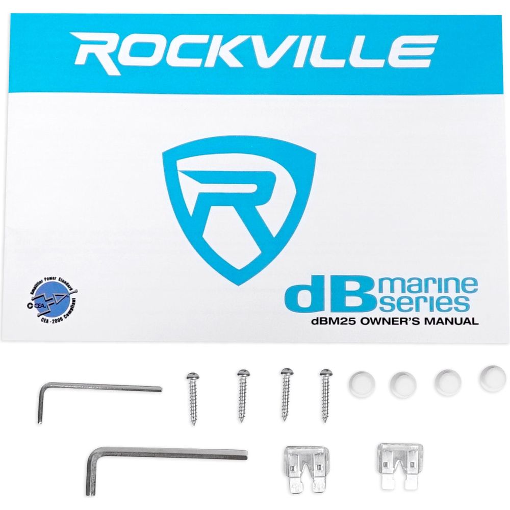 RWB90B Black + DBM25 Marine Amplifier Bundle