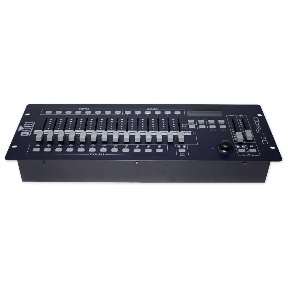 Chauvet DJ OBEY70 Light/Fog DMX Lighting Controller+Pressure Sensitive Joystick