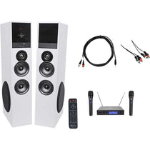 Rockville All-in-one Bluetooth Home Theater/Karaoke Machine System+Wireless Mics