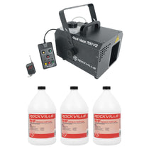 ROCKHAZE 700 CFM DMX Water Based DJ/Club Haze Machine+(3) Gal Fluid