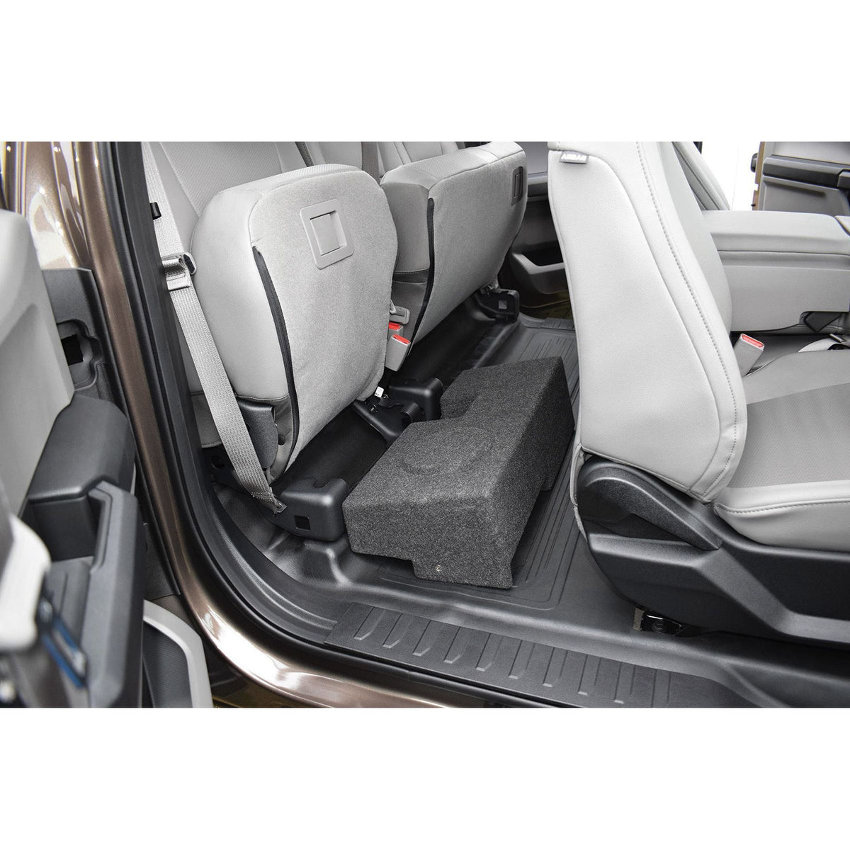 Active 10" MTX Subwoofer+Sealed Sub Box Enclosure For 09-15 Ford F-150 Super Cab