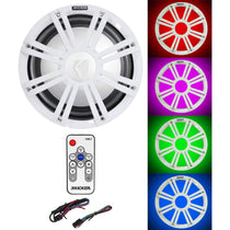 45KMF104 Subwoofer, 45KMG10W White Grille, and 41KMLC LED Remote