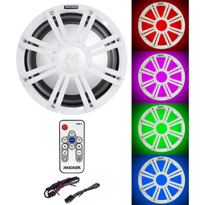45KMF104 Subwoofer, 45KMG10W White Grille, and 41KMLC LED Remote