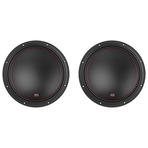 (2) MTX 7512-22 12" 3000 Watt Competition Car Audio Subwoofers DVC 2-ohm Subs