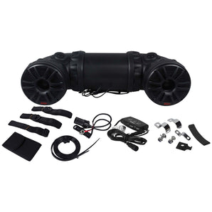 New Boss ATV85B Dual 8" 700w ATV/Marine Powered Speaker System w/ Bluetooth