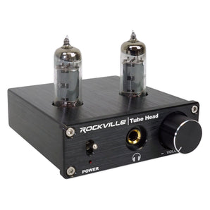 Rockville TubeHead Tube Headphone Amplifier Amp / 6K4 Tubes / 16-300 Ohms/180mW