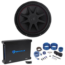 43CVR154 CompVR 15" Subwoofer, dB12 Mono Amplifier & RWK41 Wire Kit