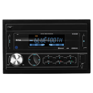 Boss Audio 812UAB 2-Din Car Digital Media AM/FM Receiver w/ Bluetooth USB/SD/AUX
