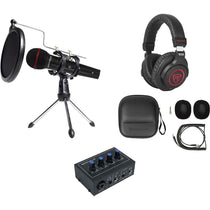Podcast Studio Bundle + USB Interface 2x2 Bundle