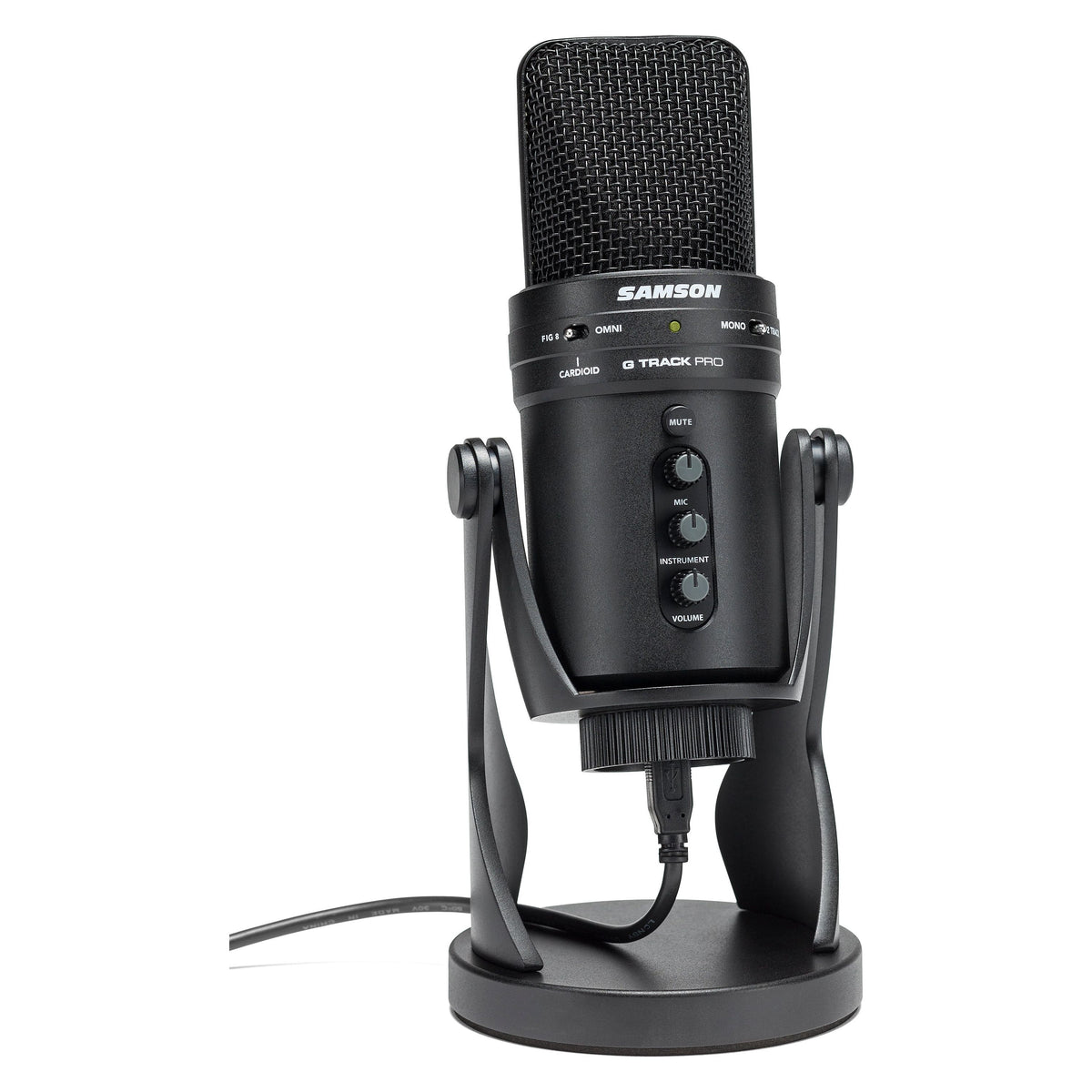 G-Track Pro Studio USB Condenser Microphone with Interface and Headphones