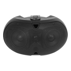(6) Rockville D4-70 BLACK Dual 4" 70v Commercial/Restaurant Wall Mount Speakers