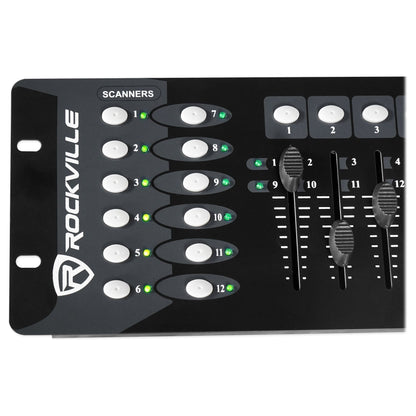 MOTIONSTRIP Light Bar 3-Pack + ROCKFORCE 192 DMX Controller Bundle