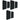 6 Rockville RockSlim Black Home Theater 5.25" 240w Easy Wall Mount Slim Speakers