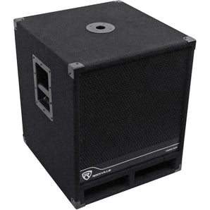 (2) Rockville RPG12 12" Active DJ PA Speakers+Dual Mount+15" Powered Subwoofer