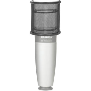 Rockville Pop Filter Curved Mesh Recording Microphone Windscreen for Samson C01