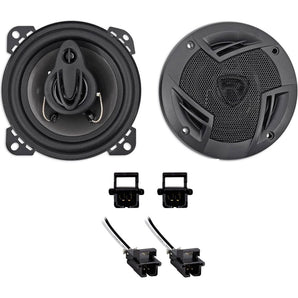 4" Rockville Door Speaker Replacement Kit For 1996-1999 Cadillac Eldorado