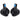 2 Rockville RWB65B 6.5" Rollbar Tower Speakers+Covers for Polaris RZR/ATV/UTV