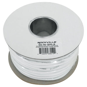 Rockville CL14-100-2 CL2 Rated 14 AWG 100' Speaker Wire In Wall Ceiling 70V 100V