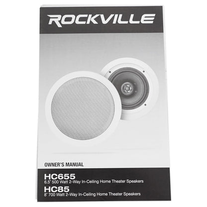 RPA60BT 4-Pack + Rock Shaker 8 Subwoofer Bundle