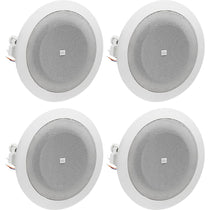 (4) JBL 8124 4" Full Range Commercial 70V/100V 6w Ceiling Speakers 4 Restaurant