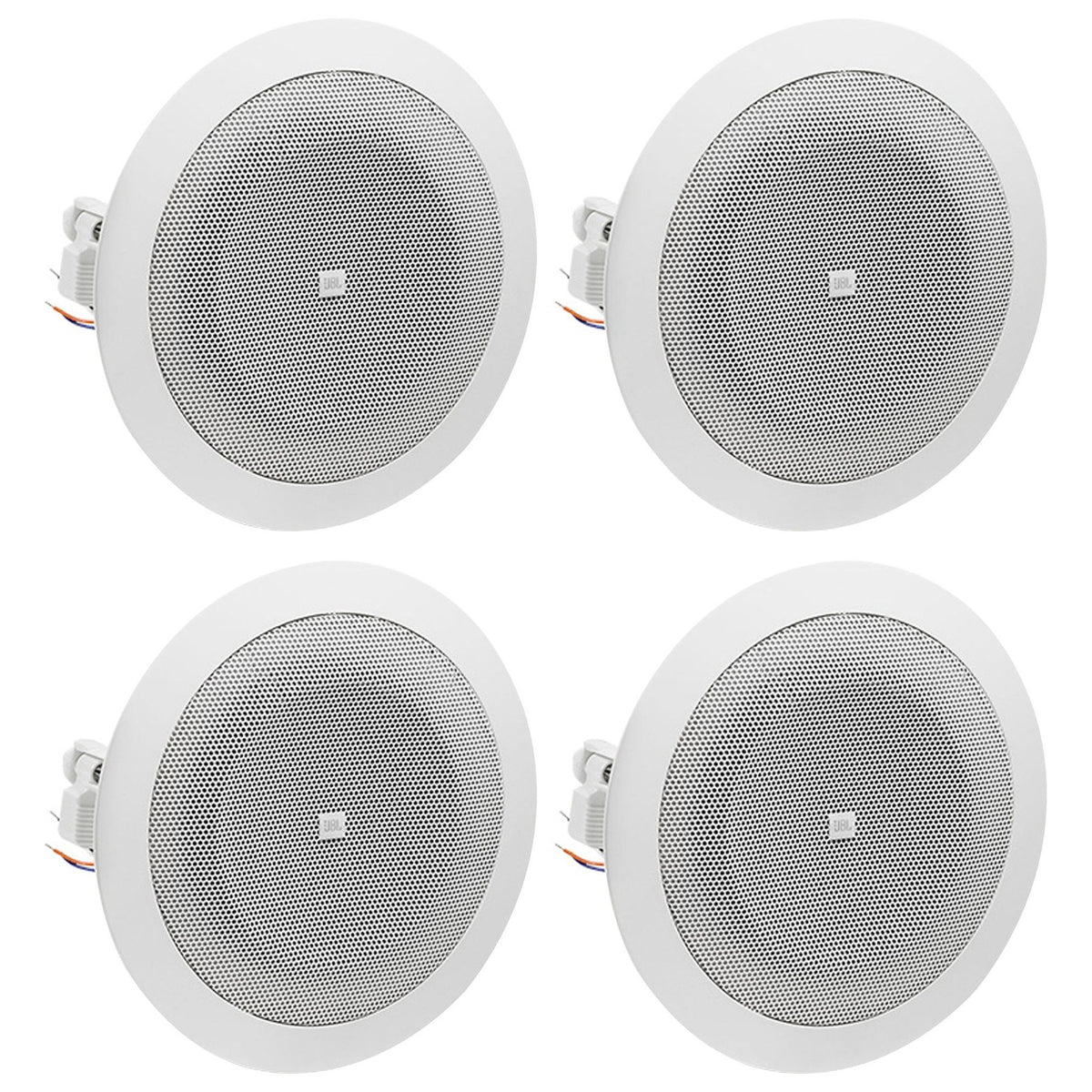 JBL 8124 4" Full-Range 70V/100V Ceiling Speakers, Set of 10