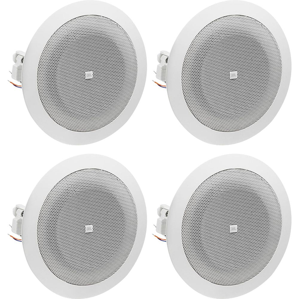 JBL 8124 Ceiling Speakers 4-Pack + JBL VMA160 Mixer‑Amplifier Bundle