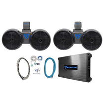 DWB65B Black 2-Pack + DBM45 Marine Amplifier Bundle