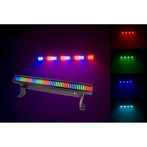 4) Chauvet COLORSTRIP MINI LED Multi-Colored DJ Light Bar Effect Strips+2) Bags