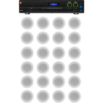 VMA2120 2-Channel Amplifier + (24) CCL5T White Ceiling Speakers