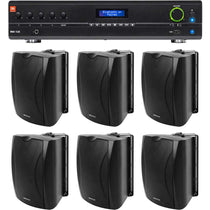 VMA1120 Commercial Amplifier + (6) WET-6B 6.5" Wall Speakers