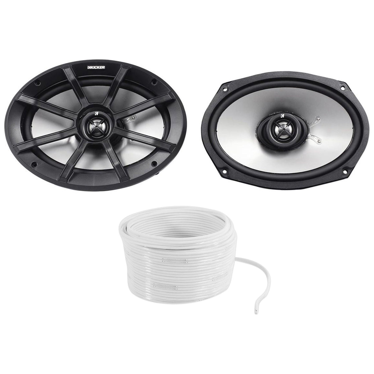 40PS694 6x9-Inch 180W ATV/UTV/RZR/Motorcycle/Polaris Speakers with Marine Wire