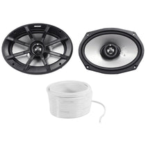 40PS694 6x9-Inch 180W ATV/UTV/RZR/Motorcycle/Polaris Speakers with Marine Wire