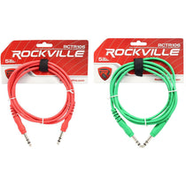 RCTR106 6' TRS 2-Pack + Color Cables Bundle