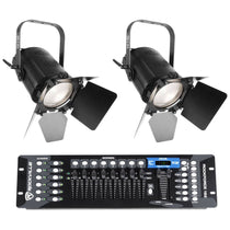EVE F-50Z Spot Lights + ROCKFORCE 192 DMX Controller Bundle